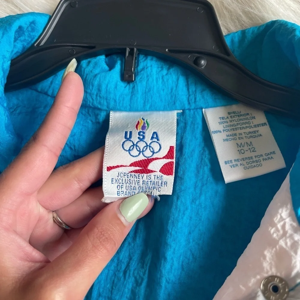 Vintage Olympics 90’s USA Jcpenney Windbreaker size Medium